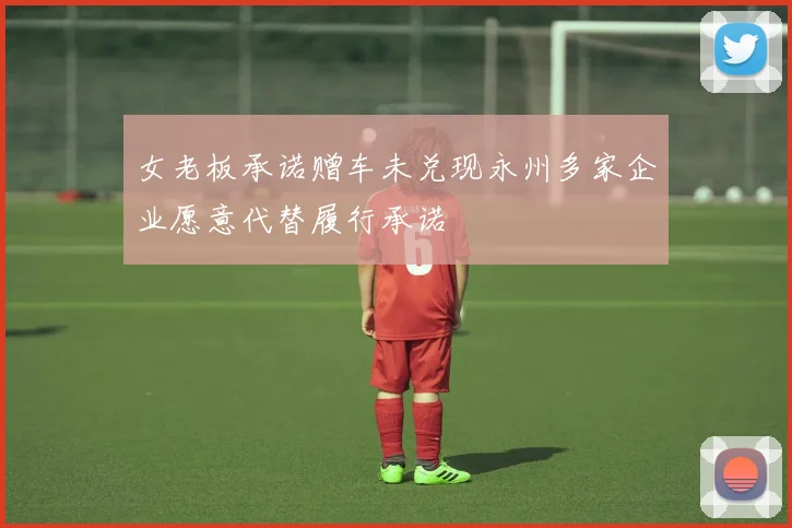 女老板承诺赠车未兑现永州多家企业愿意代替履行承诺